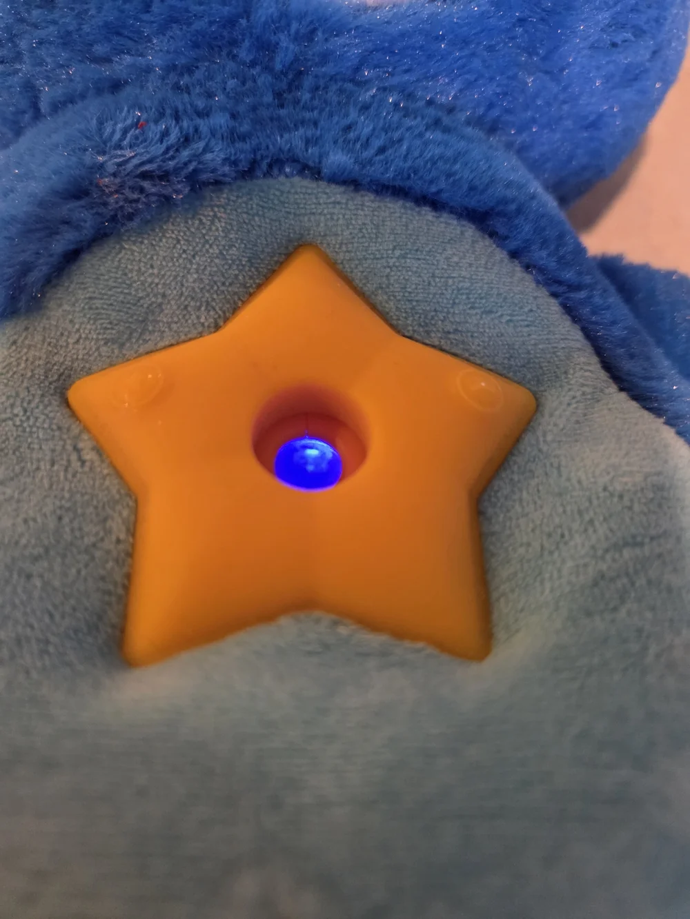 Ontel Star Belly Dream Lites, Stuffed Animal Night Light, Cuddly Blue Puppy